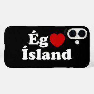 I Herz (Liebe) Island [Ég Elska Ísland] Island iPhone 16 Plus Hülle