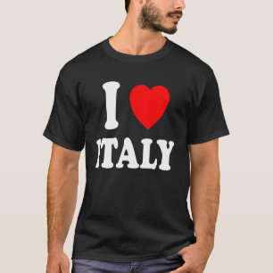 I Herz Liebe Italien Reisen Zuhause Tourismus Urla T-Shirt