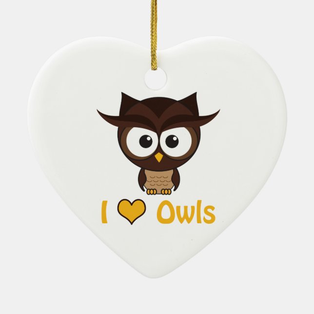 I Herz (Liebe) Keramik Ornament (Hinten)