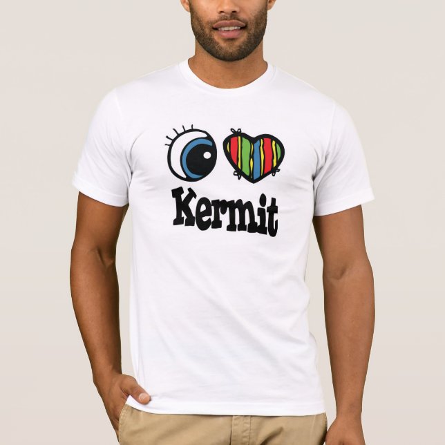 I Herz (Liebe) Kermit T-Shirt (Vorderseite)
