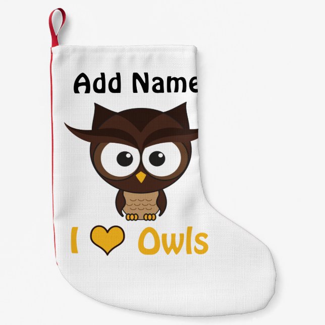 I Herz (Liebe) Kleiner Weihnachtsstrumpf (Vorderseite)