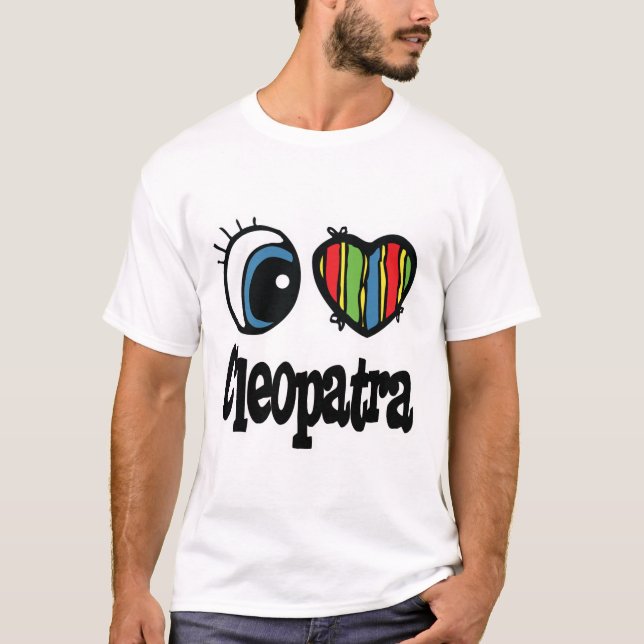 I Herz (Liebe) Kleopatra T-Shirt (Vorderseite)