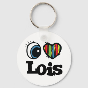 I Herz (Liebe) Lois Schlüsselanhänger
