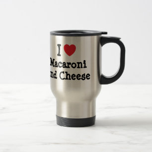 I Herz (Liebe) Makaroni und Käse Reisebecher