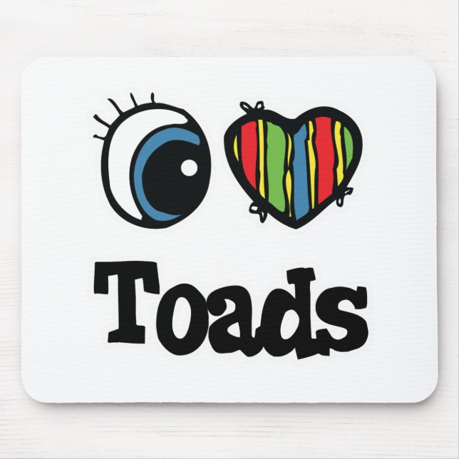 I Herz (Liebe) Mousepad (Vorne)