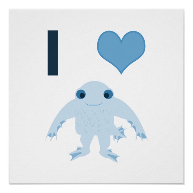 I herz (Liebe) Ningen Poster (Vorderseite)