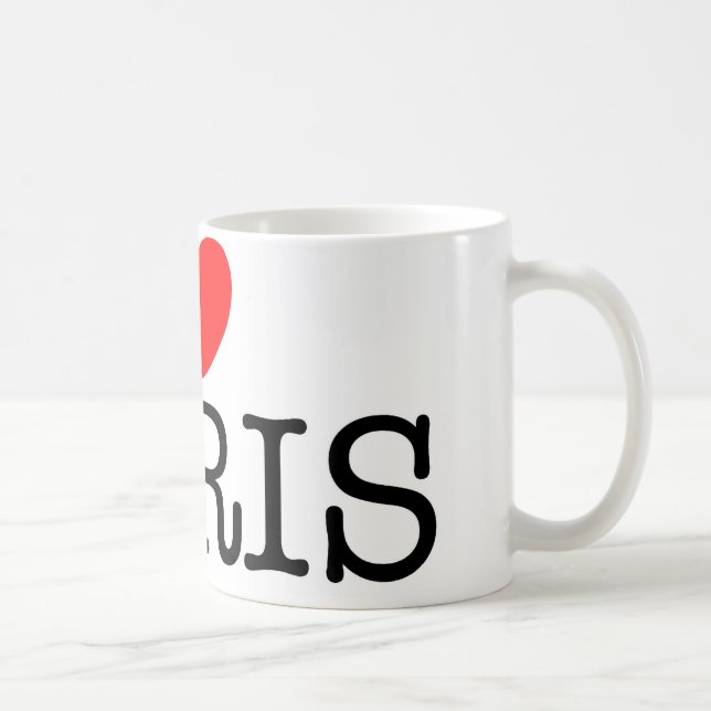 I Herz (Liebe) Paris Tasse (Rechts)