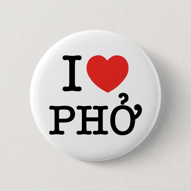 I Herz (Liebe) Pho Button (Vorderseite)