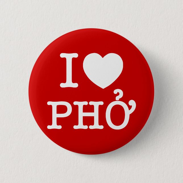 I Herz (Liebe) Pho Button (Vorderseite)