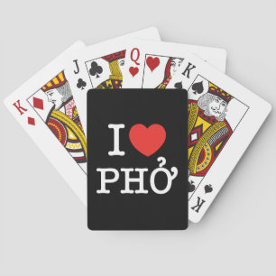 I Herz (Liebe) Pho Spielkarten