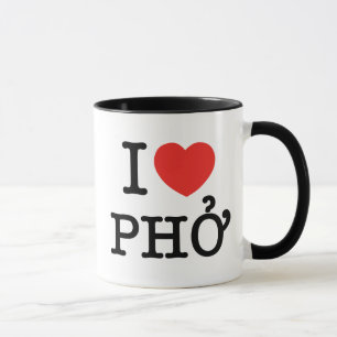 I Herz (Liebe) Pho Tasse