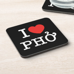 I Herz (Liebe) Pho Untersetzer