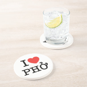 I Herz (Liebe) Pho Untersetzer