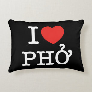 I Herz (Liebe) Pho Zierkissen