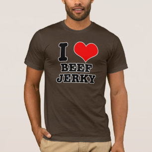 I HERZ (LIEBE) Rindfleischjerky T-Shirt