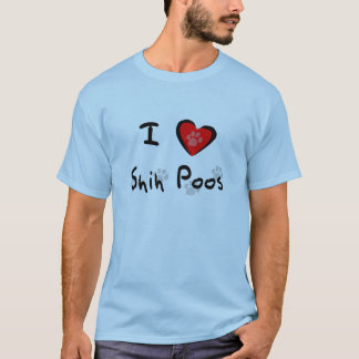 I Herz - Liebe Shih Poos T-Shirt