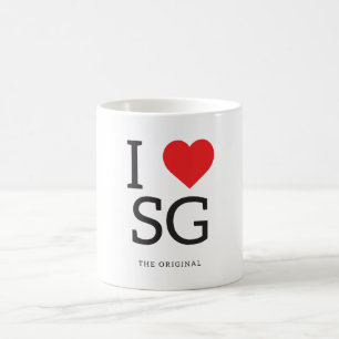 I Herz Liebe-Singapurs   I SG-Tasse Verwandlungstasse