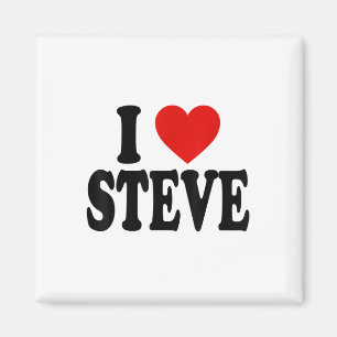 I Herz Liebe Steve _1 Magnet