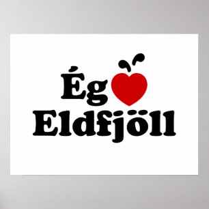 I Herz (Liebe) Vulkane [Ég Elska Eldfjöll] Poster