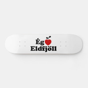 I Herz (Liebe) Vulkane [Ég Elska Eldfjöll] Skateboard