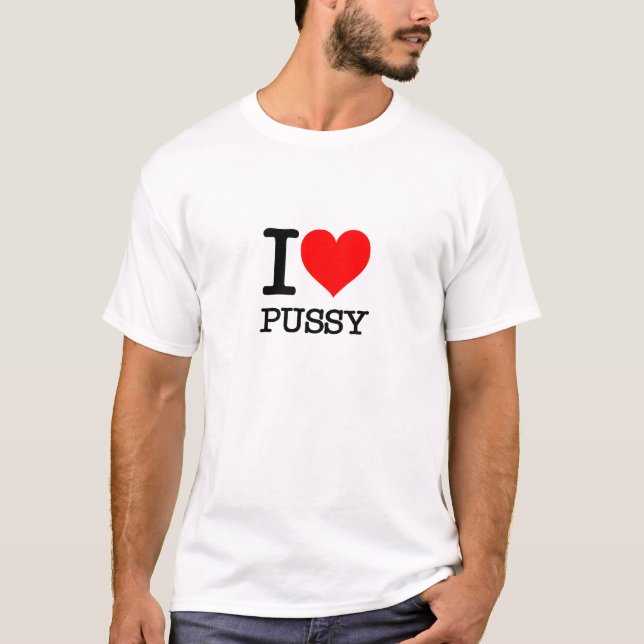 I Herz-LiebePussy T-Shirt (Vorderseite)