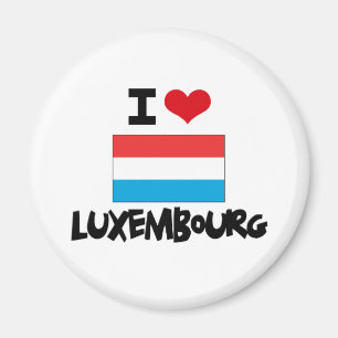 I HERZ LUXEMBURG MAGNET