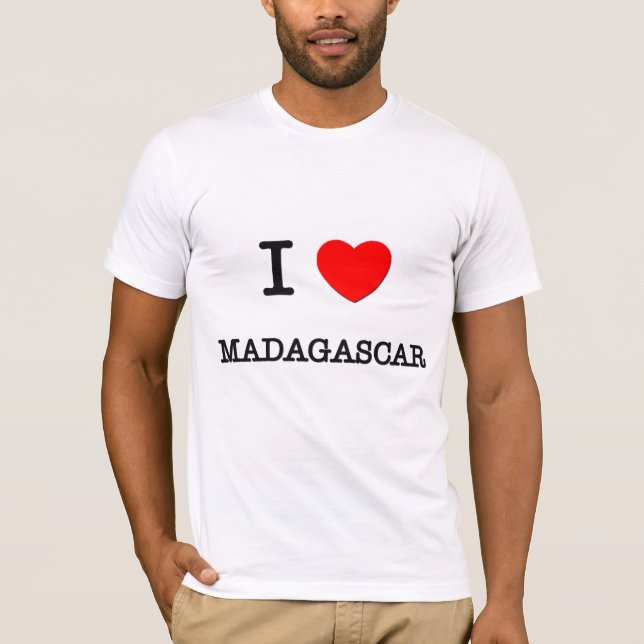 I HERZ MADAGASKAR T-Shirt (Vorderseite)