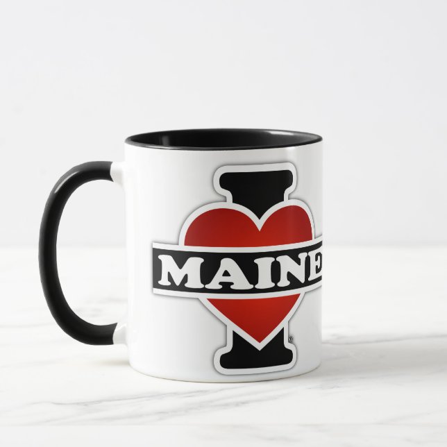 I Herz Maine Tasse (Links)