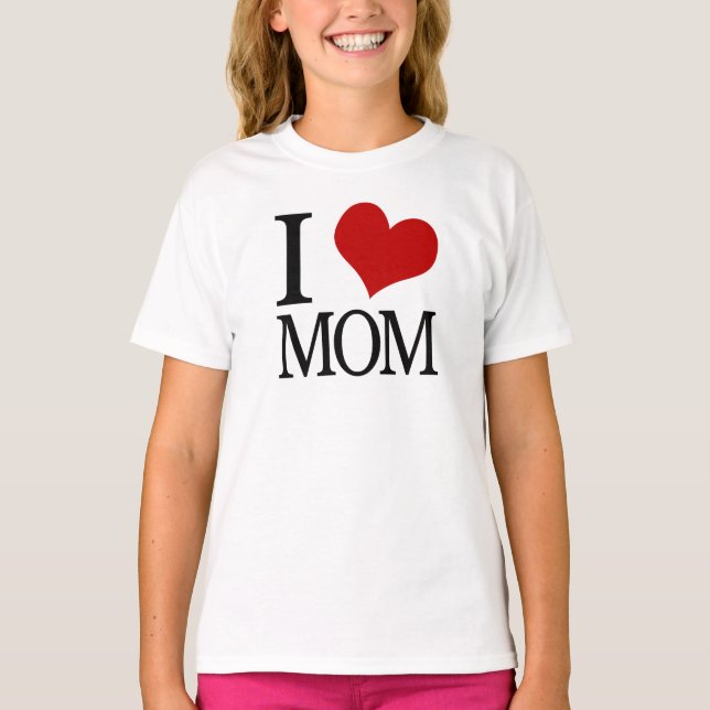 I Herz-Mama (i-Liebe-Mama) T-Shirt (Vorderseite)