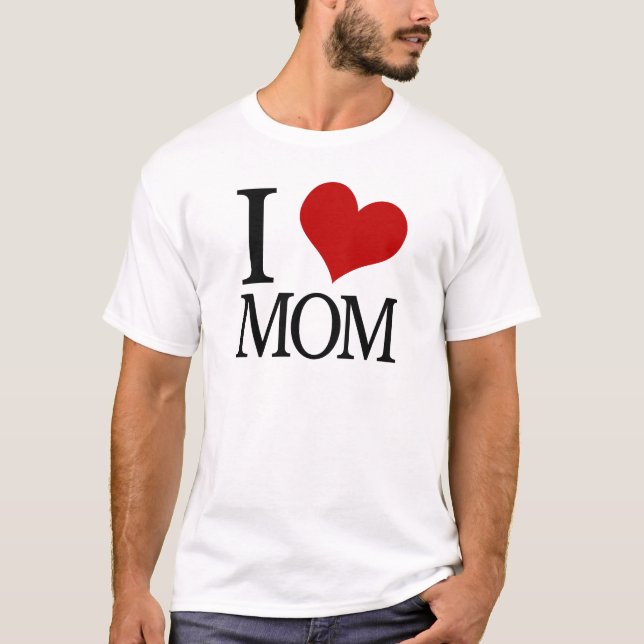 I Herz-Mama (i-Liebe-Mama) T-Shirt (Vorderseite)