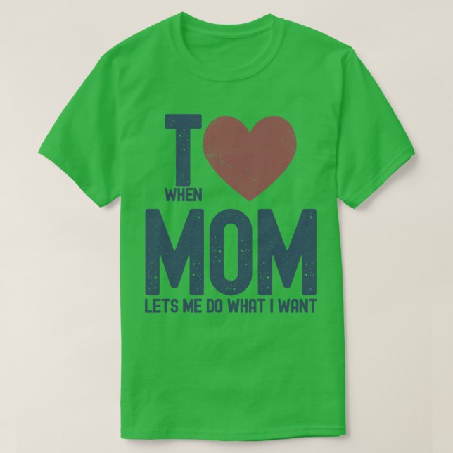 I Herz Mama T-Shirt (Design vorne)