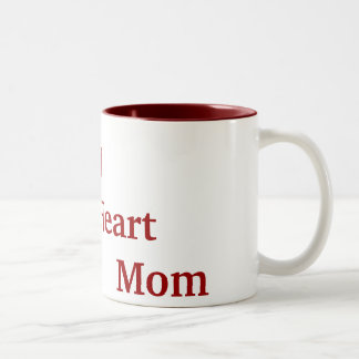 I Herz- Mama Zweifarbige Tasse