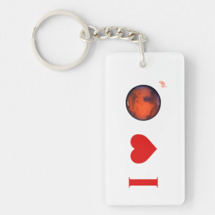 I Herz-Mars-Schlüsselanhänger Schlüsselanhänger