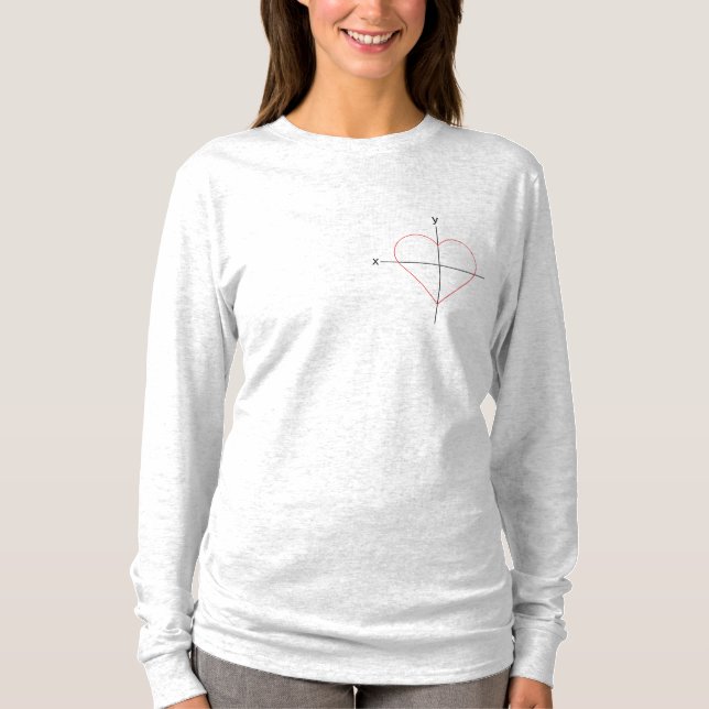 I Herz-Mathe T-Shirt (Vorderseite)