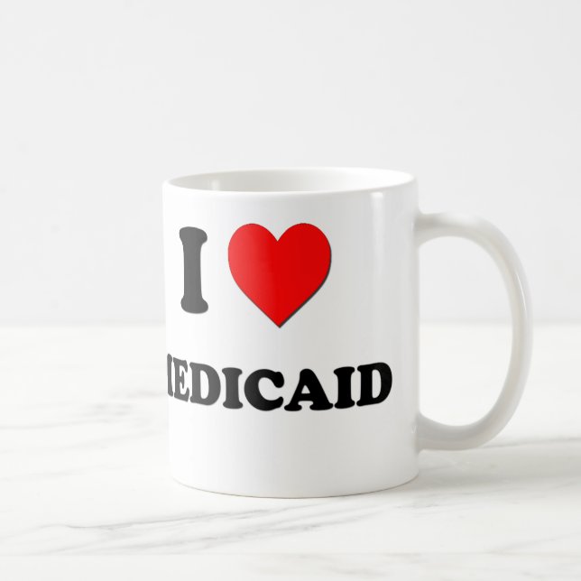 I Herz Medicaid Kaffeetasse (Rechts)