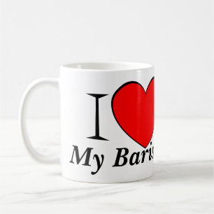 I Herz mein Barista Tasse