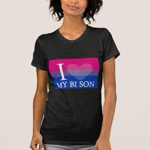 I Herz mein Bi-Sohn T-Shirt