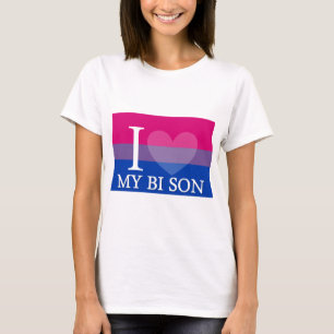 I Herz mein Bi-Sohn T-Shirt