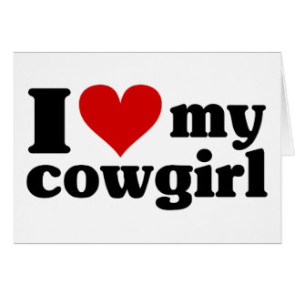 I Herz mein Cowgirl