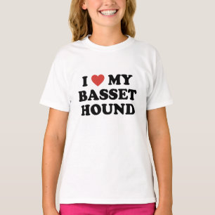 I Herz mein Dachshund-Jagdhund-T - Shirt