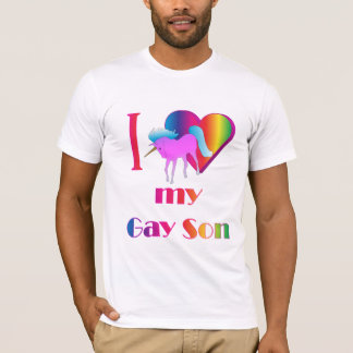 I Herz mein homosexueller Sohn T-Shirt