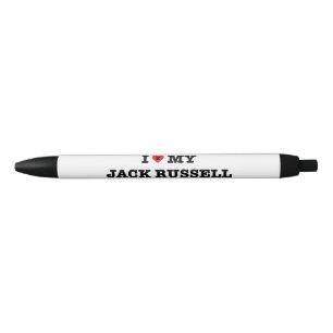 I Herz mein Jack-Russell-Stift Kugelschreiber