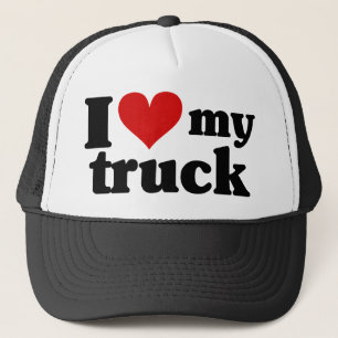 I Herz mein LKW Truckerkappe