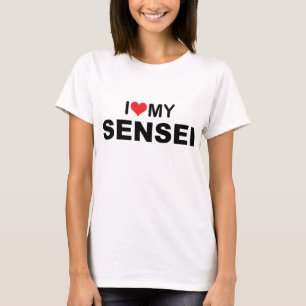 I Herz mein Sensei T - Shirt