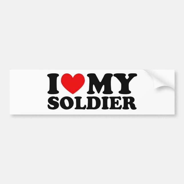 I "Herz" mein Solier Autoaufkleber (Vorne)