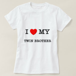 I Herz mein ZWILLINGSBRUDER T-Shirt