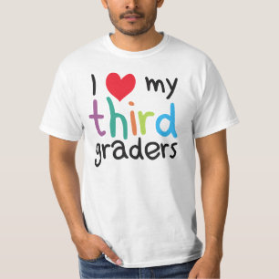 I Herz meine dritte Sortierer-Lehrer-Liebe T-Shirt