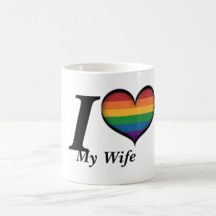 I Herz meine Ehefrau Tasse