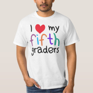 I Herz meine fünfte Sortierer-Lehrer-Liebe T-Shirt