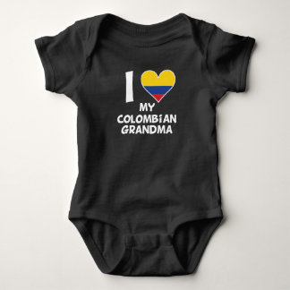I Herz meine kolumbianische Großmutter Baby Strampler